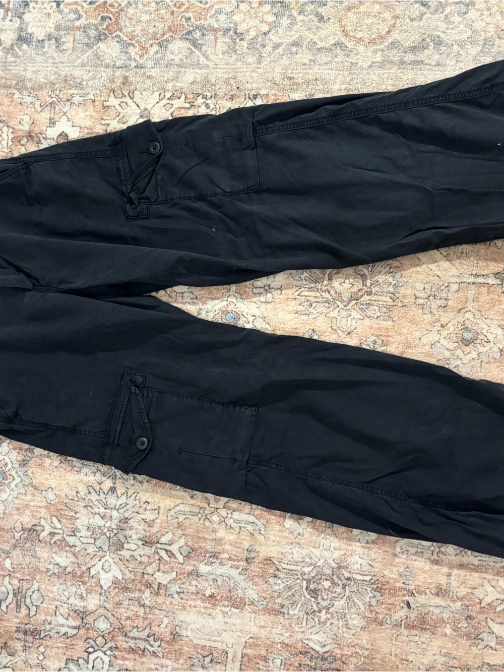 American Eagle Outfitters Black Cargo Utility Pants